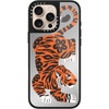 image:imageCASETiFY for iPhone 17 Case  Metallic Glaze MagSafe Compatible  ScratchResistant  Reflective  49 ft Drop Protection  Audio Cassette  Silver On BlackFierce Tiger