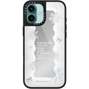 image:imageCASETiFY for iPhone 17 Case  Metallic Glaze MagSafe Compatible  ScratchResistant  Reflective  49 ft Drop Protection  Audio Cassette  Silver On BlackFirst Snow