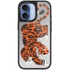 image:imageCASETiFY for iPhone 17 Case  Metallic Glaze MagSafe Compatible  ScratchResistant  Reflective  49 ft Drop Protection  Audio Cassette  Silver On BlackFierce Tiger
