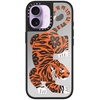 image:imageCASETiFY for iPhone 17 Case  Metallic Glaze MagSafe Compatible  ScratchResistant  Reflective  49 ft Drop Protection  Audio Cassette  Silver On BlackFierce Tiger