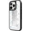 image:imageCASETiFY for iPhone 17 Case  Metallic Glaze MagSafe Compatible  ScratchResistant  Reflective  49 ft Drop Protection  Audio Cassette  Silver On BlackFirst Snow