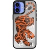 image:imageCASETiFY for iPhone 17 Case  Metallic Glaze MagSafe Compatible  ScratchResistant  Reflective  49 ft Drop Protection  Audio Cassette  Silver On BlackFierce Tiger