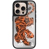 image:imageCASETiFY for iPhone 17 Case  Metallic Glaze MagSafe Compatible  ScratchResistant  Reflective  49 ft Drop Protection  Audio Cassette  Silver On BlackFierce Tiger