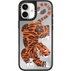 image:imageCASETiFY for iPhone 17 Case  Metallic Glaze MagSafe Compatible  ScratchResistant  Reflective  49 ft Drop Protection  Audio Cassette  Silver On BlackFierce Tiger
