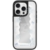 image:imageCASETiFY for iPhone 17 Case  Metallic Glaze MagSafe Compatible  ScratchResistant  Reflective  49 ft Drop Protection  Audio Cassette  Silver On BlackFirst Snow