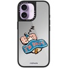 image:imageCASETiFY for iPhone 17 Case  Metallic Glaze MagSafe Compatible  ScratchResistant  Reflective  49 ft Drop Protection  Audio Cassette  Silver On BlackIm so busy