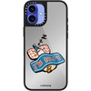 image:imageCASETiFY for iPhone 17 Case  Metallic Glaze MagSafe Compatible  ScratchResistant  Reflective  49 ft Drop Protection  Audio Cassette  Silver On BlackIm so busy