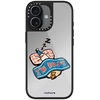 image:imageCASETiFY for iPhone 17 Case  Metallic Glaze MagSafe Compatible  ScratchResistant  Reflective  49 ft Drop Protection  Audio Cassette  Silver On BlackIm so busy