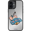image:imageCASETiFY for iPhone 17 Case  Metallic Glaze MagSafe Compatible  ScratchResistant  Reflective  49 ft Drop Protection  Audio Cassette  Silver On BlackIm so busy