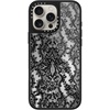image:imageCASETiFY for iPhone 17 Case  Metallic Glaze MagSafe Compatible  ScratchResistant  Reflective  49 ft Drop Protection  Audio Cassette  Silver On BlackLace Pattern