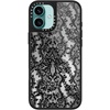 image:imageCASETiFY for iPhone 17 Case  Metallic Glaze MagSafe Compatible  ScratchResistant  Reflective  49 ft Drop Protection  Audio Cassette  Silver On BlackLace Pattern