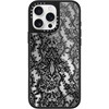 image:imageCASETiFY for iPhone 17 Case  Metallic Glaze MagSafe Compatible  ScratchResistant  Reflective  49 ft Drop Protection  Audio Cassette  Silver On BlackLace Pattern