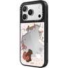 image:imageCASETiFY for iPhone 17 Case  Metallic Glaze MagSafe Compatible  ScratchResistant  Reflective  49 ft Drop Protection  Audio Cassette  Silver On BlackLove Train