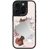image:imageCASETiFY for iPhone 17 Case  Metallic Glaze MagSafe Compatible  ScratchResistant  Reflective  49 ft Drop Protection  Audio Cassette  Silver On BlackLove Train