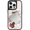 image:imageCASETiFY for iPhone 17 Case  Metallic Glaze MagSafe Compatible  ScratchResistant  Reflective  49 ft Drop Protection  Audio Cassette  Silver On BlackLove Train