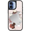 image:imageCASETiFY for iPhone 17 Case  Metallic Glaze MagSafe Compatible  ScratchResistant  Reflective  49 ft Drop Protection  Audio Cassette  Silver On BlackLove Train