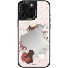 image:imageCASETiFY for iPhone 17 Case  Metallic Glaze MagSafe Compatible  ScratchResistant  Reflective  49 ft Drop Protection  Audio Cassette  Silver On BlackLove Train