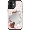 image:imageCASETiFY for iPhone 17 Case  Metallic Glaze MagSafe Compatible  ScratchResistant  Reflective  49 ft Drop Protection  Audio Cassette  Silver On BlackLove Train