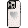 image:imageCASETiFY for iPhone 17 Case  Metallic Glaze MagSafe Compatible  ScratchResistant  Reflective  49 ft Drop Protection  Audio Cassette  Silver On BlackPearly Heart