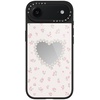 image:imageCASETiFY for iPhone 17 Case  Metallic Glaze MagSafe Compatible  ScratchResistant  Reflective  49 ft Drop Protection  Audio Cassette  Silver On BlackPearly Heart