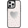 image:imageCASETiFY for iPhone 17 Case  Metallic Glaze MagSafe Compatible  ScratchResistant  Reflective  49 ft Drop Protection  Audio Cassette  Silver On BlackPearly Heart