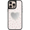 image:imageCASETiFY for iPhone 17 Case  Metallic Glaze MagSafe Compatible  ScratchResistant  Reflective  49 ft Drop Protection  Audio Cassette  Silver On BlackPearly Heart