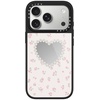 image:imageCASETiFY for iPhone 17 Case  Metallic Glaze MagSafe Compatible  ScratchResistant  Reflective  49 ft Drop Protection  Audio Cassette  Silver On BlackPearly Heart