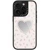 image:imageCASETiFY for iPhone 17 Case  Metallic Glaze MagSafe Compatible  ScratchResistant  Reflective  49 ft Drop Protection  Audio Cassette  Silver On BlackPearly Heart