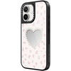 image:imageCASETiFY for iPhone 17 Case  Metallic Glaze MagSafe Compatible  ScratchResistant  Reflective  49 ft Drop Protection  Audio Cassette  Silver On BlackPearly Heart