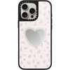 image:imageCASETiFY for iPhone 17 Case  Metallic Glaze MagSafe Compatible  ScratchResistant  Reflective  49 ft Drop Protection  Audio Cassette  Silver On BlackPearly Heart
