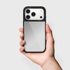 image:imageCASETiFY for iPhone 17 Case  Metallic Glaze MagSafe Compatible  ScratchResistant  Reflective  49 ft Drop Protection  Audio Cassette  Silver On BlackSilver On Black