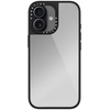 image:imageCASETiFY for iPhone 17 Case  Metallic Glaze MagSafe Compatible  ScratchResistant  Reflective  49 ft Drop Protection  Audio Cassette  Silver On BlackSilver On Black
