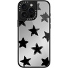 image:imageCASETiFY for iPhone 17 Case  Metallic Glaze MagSafe Compatible  ScratchResistant  Reflective  49 ft Drop Protection  Audio Cassette  Silver On BlackStar Marks