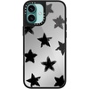 image:imageCASETiFY for iPhone 17 Case  Metallic Glaze MagSafe Compatible  ScratchResistant  Reflective  49 ft Drop Protection  Audio Cassette  Silver On BlackStar Marks