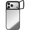 image:imageCASETiFY for iPhone 17 Case  Mirror Compatible with MagSafe  Reflective  49 ft Drop Protection  Silver On BlackSilver On Black with Ring Stand