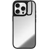 image:imageCASETiFY for iPhone 17 Case  Mirror Compatible with MagSafe  Reflective  49 ft Drop Protection  Silver On BlackSilver On Black with Ring Stand