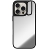 image:imageCASETiFY for iPhone 17 Case  Mirror Compatible with MagSafe  Reflective  49 ft Drop Protection  Silver On BlackSilver On Black with Ring Stand