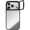 image:imageCASETiFY for iPhone 17 Case  Mirror Compatible with MagSafe  Reflective  49 ft Drop Protection  Silver On BlackSilver On Black with Ring Stand