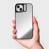 image:imageCASETiFY for iPhone 17 Case  Mirror Compatible with MagSafe  Reflective  49 ft Drop Protection  Silver On BlackSilver On Black with Ring Stand