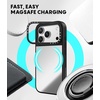 image:imageCASETiFY for iPhone 17 Case  Mirror Compatible with MagSafe  Reflective  49 ft Drop Protection  Silver On BlackSilver On Black with Ring Stand