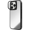 image:imageCASETiFY for iPhone 17 Case  Mirror Compatible with MagSafe  Reflective  49 ft Drop Protection  Silver On BlackSilver On Black with Ring Stand