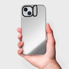 image:imageCASETiFY for iPhone 17 Case  Mirror Compatible with MagSafe  Reflective  49 ft Drop Protection  Silver On BlackSilver On Silver with Ring Stand