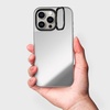 image:imageCASETiFY for iPhone 17 Case  Mirror Compatible with MagSafe  Reflective  49 ft Drop Protection  Silver On BlackSilver On Silver with Ring Stand