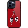 image:imageCASETiFY for iPhone 17 Pro Max Case  Glaze Compatible with MagSafe  Scratch Resistant  PeelProof Print  49 ft 1X Military Grade Drop Protection  Strawberry slices  Soft Blush  BlackChrome Cherry