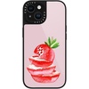 image:imageCASETiFY for iPhone 17 Pro Max Case  Glaze Compatible with MagSafe  Scratch Resistant  PeelProof Print  49 ft 1X Military Grade Drop Protection  Strawberry slices  Soft Blush  BlackStrawberry slices