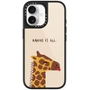image:imageCASETiFY for iPhone 17 Pro Max Case  Glaze Compatible with MagSafe  Scratch Resistant  PeelProof Print  49 ft 1X Military Grade Drop Protection  Strawberry slices  Soft Blush  BlackAbove it all