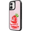 image:imageCASETiFY for iPhone 17 Pro Max Case  Glaze Compatible with MagSafe  Scratch Resistant  PeelProof Print  49 ft 1X Military Grade Drop Protection  Strawberry slices  Soft Blush  BlackStrawberry slices