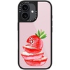 image:imageCASETiFY for iPhone 17 Pro Max Case  Glaze Compatible with MagSafe  Scratch Resistant  PeelProof Print  49 ft 1X Military Grade Drop Protection  Strawberry slices  Soft Blush  BlackStrawberry slices