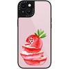 image:imageCASETiFY for iPhone 17 Pro Max Case  Glaze Compatible with MagSafe  Scratch Resistant  PeelProof Print  49 ft 1X Military Grade Drop Protection  Strawberry slices  Soft Blush  BlackStrawberry slices