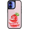 image:imageCASETiFY for iPhone 17 Pro Max Case  Glaze Compatible with MagSafe  Scratch Resistant  PeelProof Print  49 ft 1X Military Grade Drop Protection  Strawberry slices  Soft Blush  BlackStrawberry slices